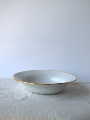 GOLD SOUP PLATE