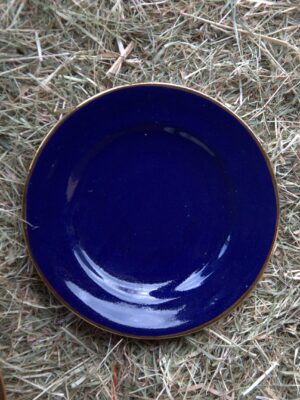 QUEENS BLUE CAKE PLATE