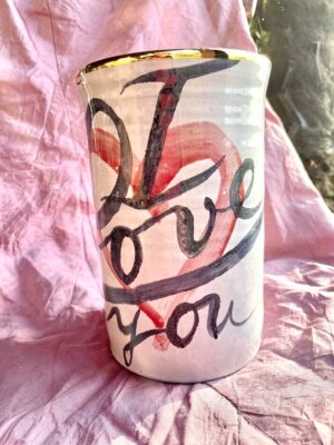 I Love you Cilinder vase 2024