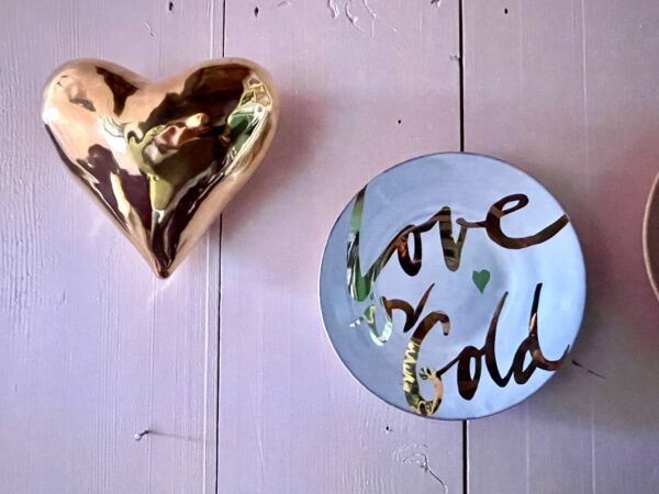 Love is Gold Cake plate - Image 2