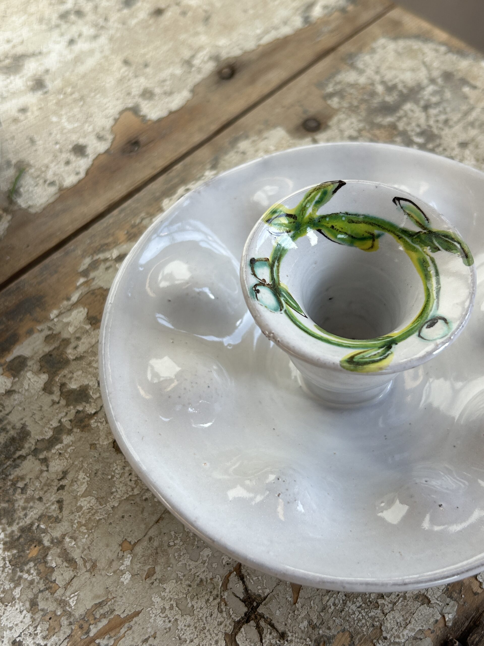 Christmas Kiss Candlestick - Image 2