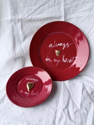 ALWAYS IN MY HEART DINNER PLATE